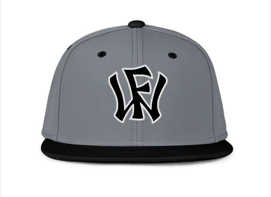 WF Light Gray with Black Bill UA Hat