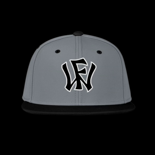 WF Light Gray with Black Bill UA Hat